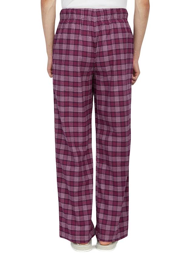 Poplin Pajamas Organic Cotton Straight Pants Deep Dream - TEKLA - BALAAN 5