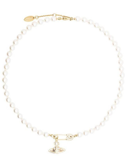 Lucless Pearl Necklace Gold VOSCJW0002 08 - VIVIENNE WESTWOOD - BALAAN 2