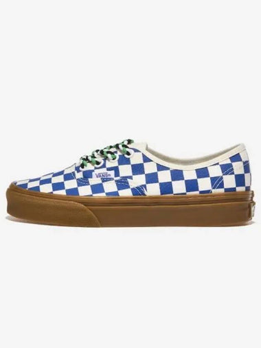 Shoes Sneakers Sports Running Comfortable Authentic Checkerboard Blue White - VANS - BALAAN 1