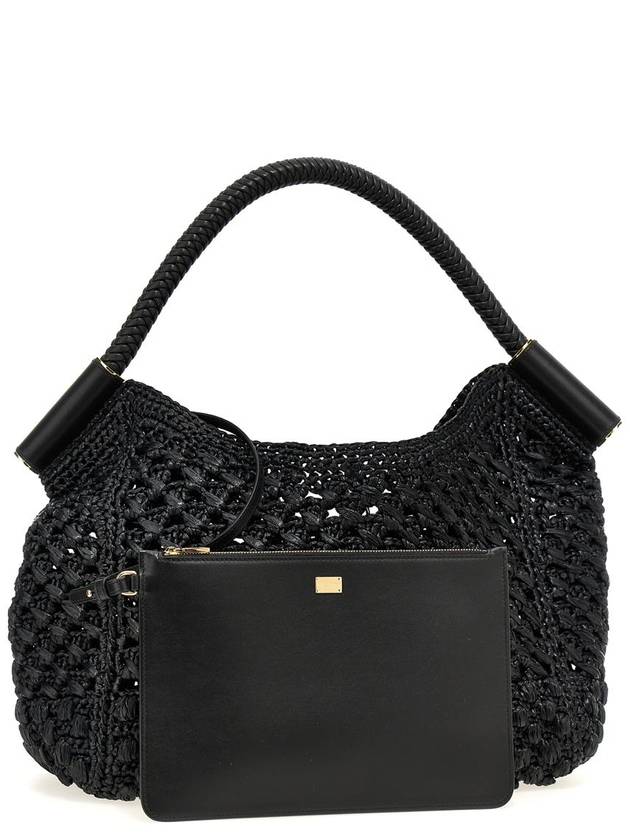 Dolce & Gabbana Raffia Shopping Bag - DOLCE&GABBANA - BALAAN 3