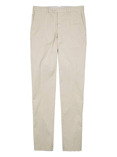 Tapered Chino Cotton Straight Pants Beige - BRUNELLO CUCINELLI - BALAAN 2