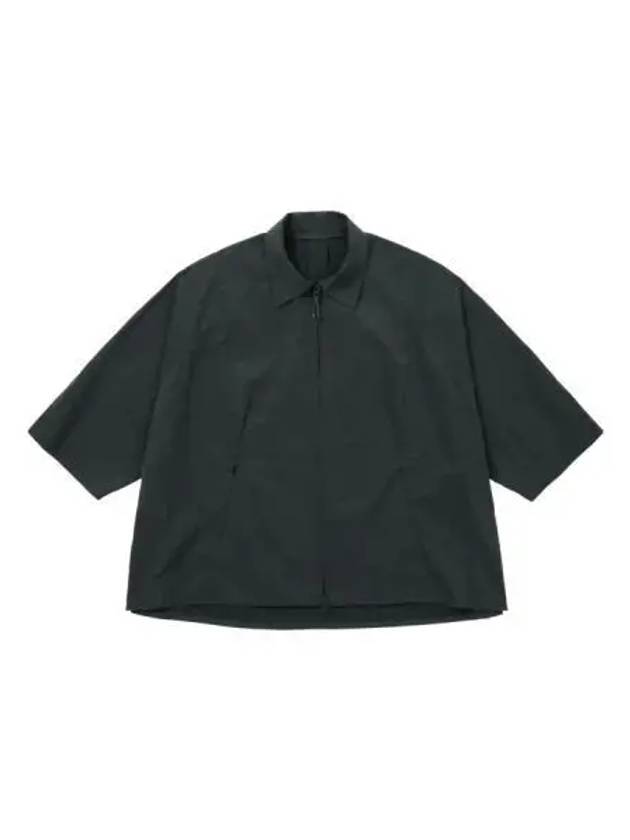 Nylon Cape Shirt Charcoal - AJOBYAJO - BALAAN 1