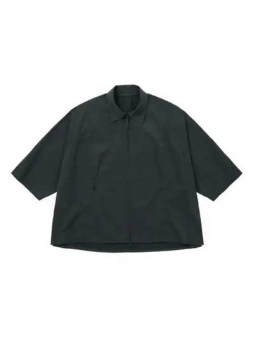 Nylon Cape Shirt Charcoal - AJOBYAJO - BALAAN 1