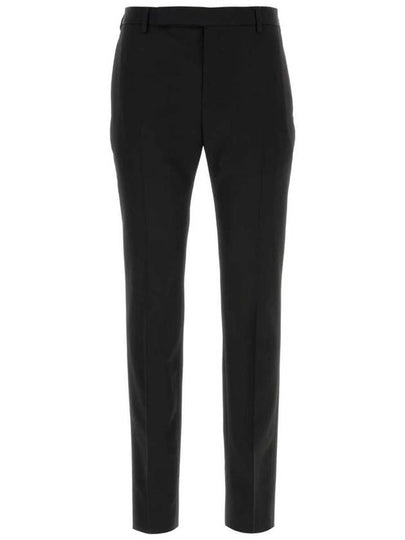 24 ss SUSTAINABLE VIRGIN WOOL PANTS WITH FRONTAL PINCES 607843Y512W1000 B0651012466 - SAINT LAURENT - BALAAN 2