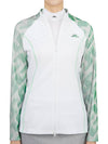 June 3D Sleeve Golf Zip up White GWJS06287 0000 - J.LINDEBERG - BALAAN 3