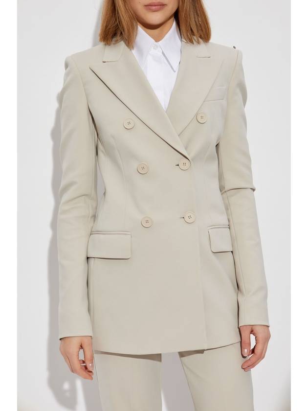 Sportmax Double-breasted Blazer Frizzo, Women's, Beige - MAX MARA SPORTMAX - BALAAN 3