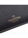 Black calfskin Rockstud card wallet UW2P0486BOL - VALENTINO - BALAAN 8