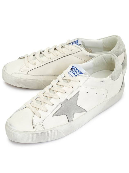 Super Star Suede Leather Low Top Sneaker White - GOLDEN GOOSE - BALAAN 2