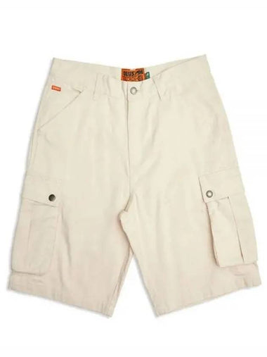 DEUS 24 RECORDS CARGO SHORT DMP243370 NAT shorts - DEUS EX MACHINA - BALAAN 1