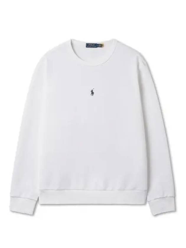 Cotton blend long sleeve sweatshirt white - POLO RALPH LAUREN - BALAAN 1