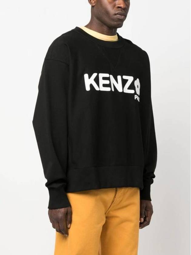 Bokeh Flower 2 0 Sweatshirt Black - KENZO - BALAAN 5