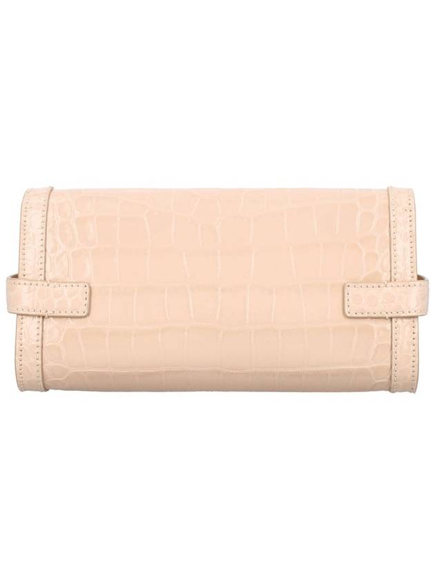 Balmain B-Buzz 23 Croc-Embossed Leather Clutch - BALMAIN - BALAAN 4