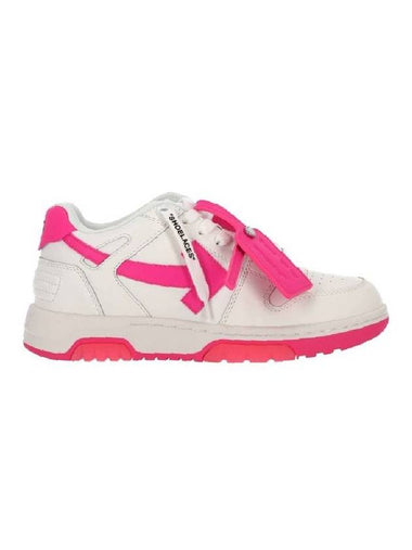 Out of Office Low Top Sneakers White Pink - OFF WHITE - BALAAN 1