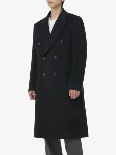 Men's Hairy Wool Whale Double Coat Black - OUR LEGACY - BALAAN 2