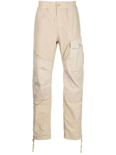 Garment Dyed Nylon Track Pants Pale Taupe - TEN C - BALAAN 1