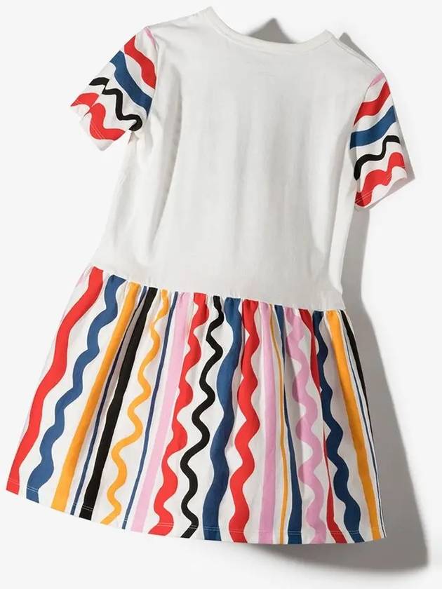 Kids Women s Striped Dress 8Q1AE1 Z0168 100NE - STELLA MCCARTNEY - BALAAN 3