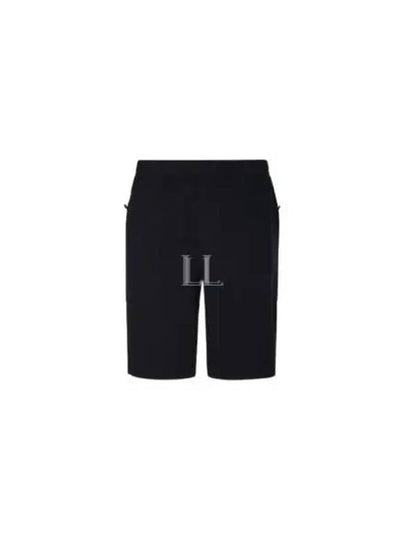 Cotton Fleece Bermuda Shorts Pants Black - CP COMPANY - BALAAN 2