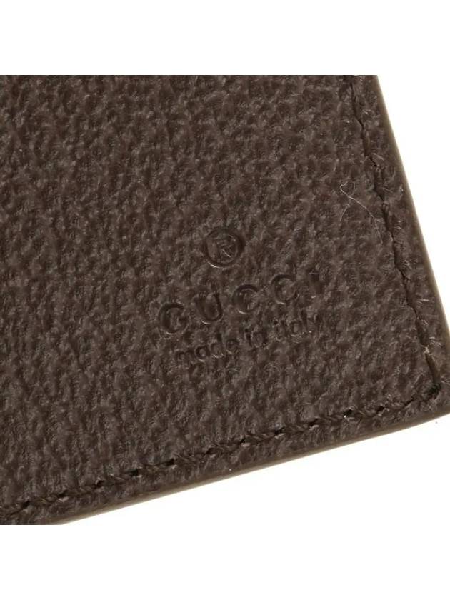 GG Detail Long Card Wallet Beige Ebony - GUCCI - BALAAN 7