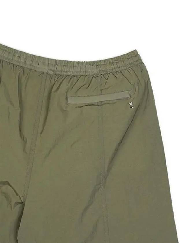 Logo Swim Shorts Green - AMI - BALAAN 7