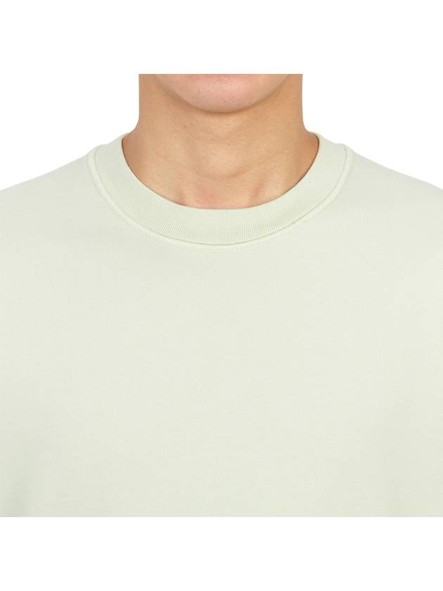 Wappen Patch Garment Dyed Sweatshirt Pistachio - STONE ISLAND - BALAAN 6