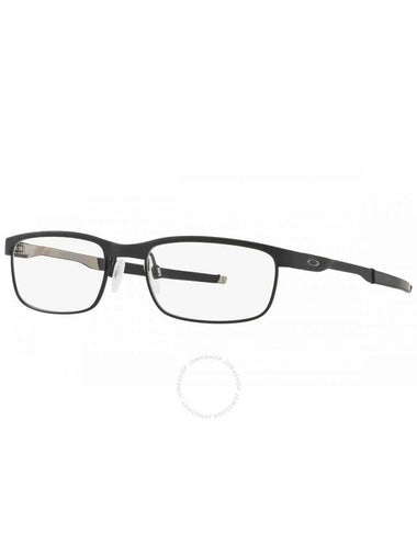 Oakley Steel Plate Demo Rectangular Men's Eyeglasses OX3222 322201 56 - OAKLEY - BALAAN 1