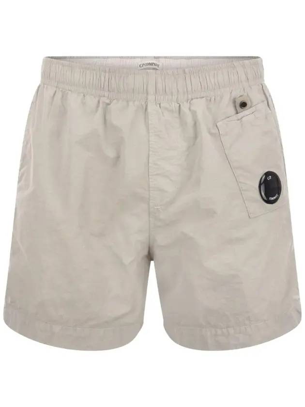 Lens Pocket Swim Shorts Grey - CP COMPANY - BALAAN 1