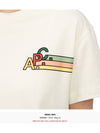 Embroidery Logo Short Sleeve T-Shirt White - A.P.C. - BALAAN 9