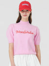 Candy puff knit PINK - MONBIRDIE GOLF - BALAAN 9