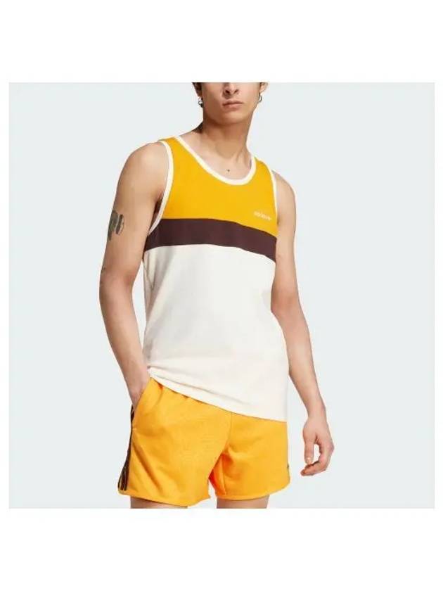 80s Premium Cut Line Rib Sleeveless Off White - ADIDAS - BALAAN 2