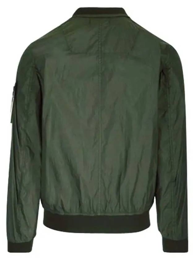 Compass Badge Pleated Windbreaker Khaki - STONE ISLAND - BALAAN 3