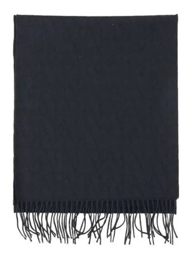 Toile Iconographe Wool Muffler Navy - VALENTINO - BALAAN 1