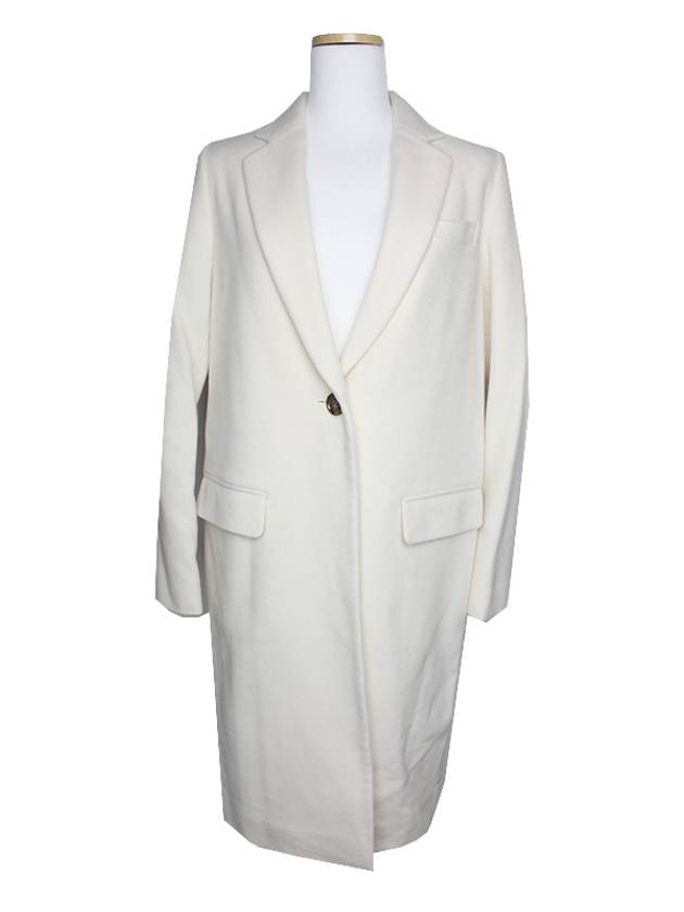 Lux Ivory Pure Wool Coat 55 - THEORY - BALAAN 1