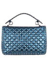 Light Blue Rockstud Spike Large BagNW0B0121CMC - VALENTINO - BALAAN 4