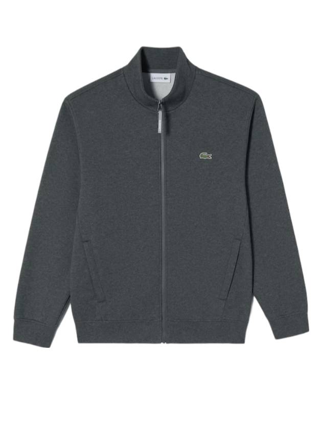 Men's CP Chouli High Neck Zip Jacket Charcoal Grey - LACOSTE - BALAAN 1