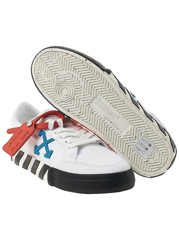 Vulcanized Low Top Sneakers White Blue - OFF WHITE - BALAAN 6