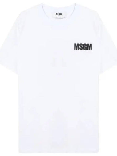 logo print short sleeve t shirt - MSGM - BALAAN 1