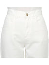 Cropped Straight Pants White - MONCLER - BALAAN 6