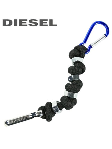 Mixed metal carabiner key ring holder - DIESEL - BALAAN 1