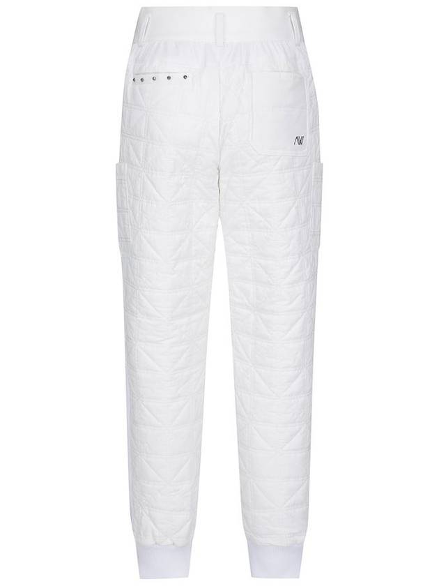 Official W THINSULATE QUILTING PONIT JOGGER L PT WH - ANEWGOLF - BALAAN 2