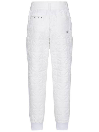 Official W THINSULATE QUILTING PONIT JOGGER L PT WH - ANEWGOLF - BALAAN 2