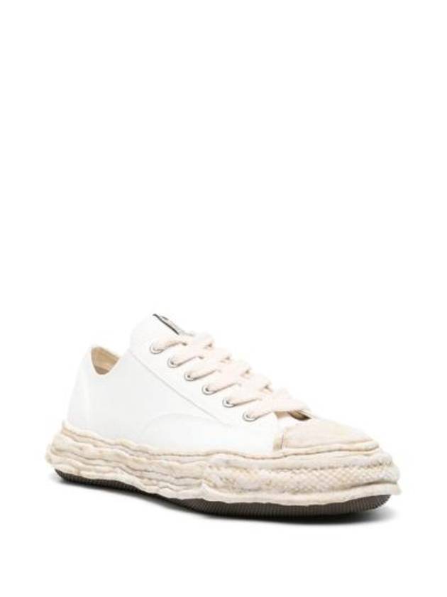 Peterson 23 OG Dyed Low Top Sneakers White - MAISON MIHARA YASUHIRO - BALAAN 3