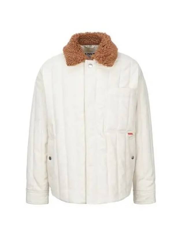 Jacket Fleece Collar Quilted Ecru - SUNNEI - BALAAN 1