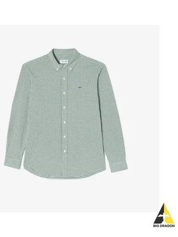 men jersey shirt green - LACOSTE - BALAAN 1