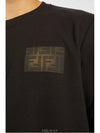 Jersey Sweatshirt Black - FENDI - BALAAN 3