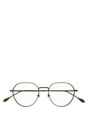 Eyewear Logo Round Metal Eyeglasses Brown - GUCCI - BALAAN 1