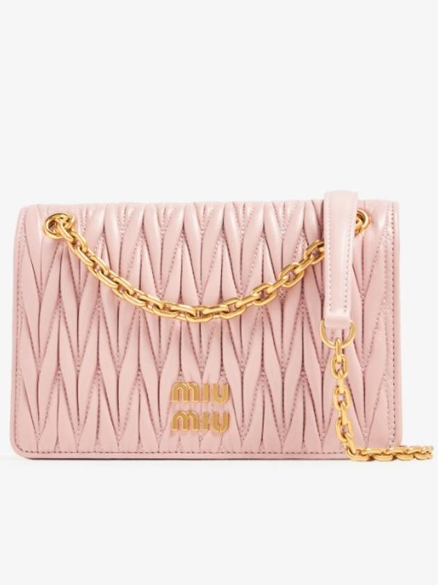 Matelasse Nappa Leather Mini Bag Pink - MIU MIU - BALAAN 3