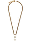 Double Skull Necklace Gold - ALEXANDER MCQUEEN - BALAAN 3