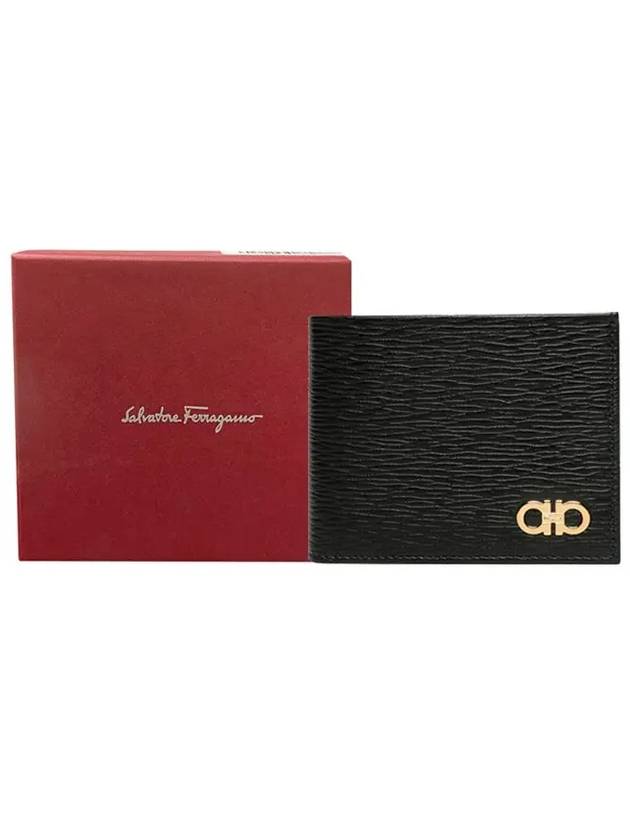 ID Window Gancini Half Wallet Black - SALVATORE FERRAGAMO - BALAAN 6