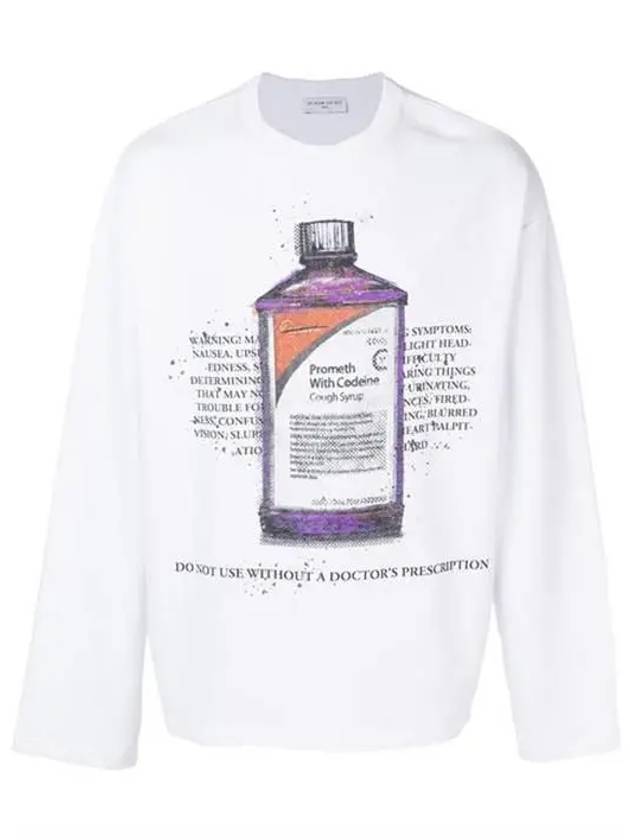 Bottle Syrup Long Sleeve T Shirt White - IH NOM UH NIT - BALAAN 2