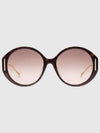 low nose bridge fit round sunglasses dark tortoiseshell acetate 706695J07402323 - GUCCI - BALAAN 2